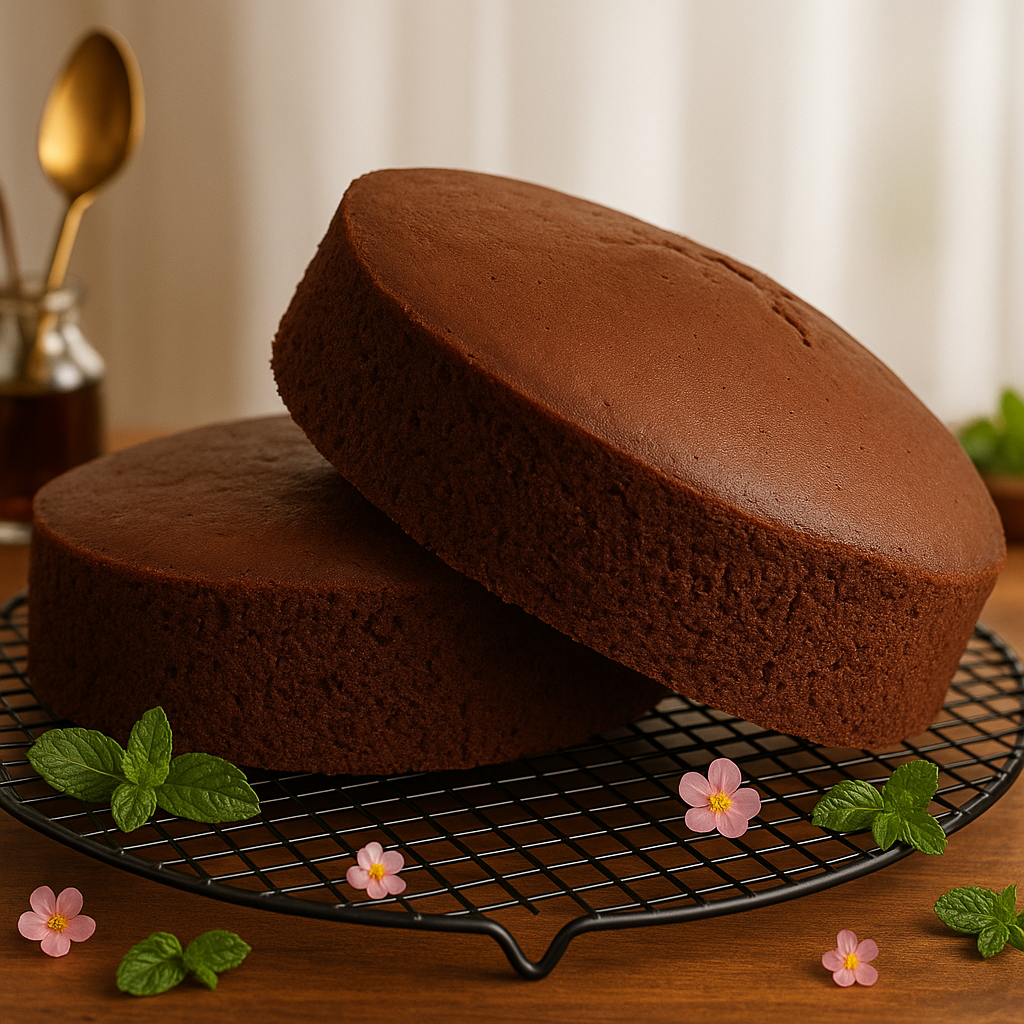 Massa de bolo fofinha